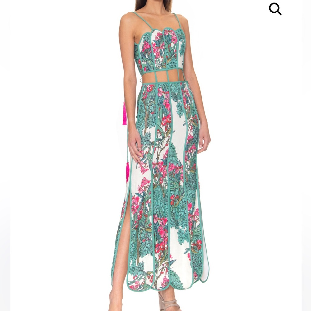 AZULU MALTA DRESS IVORY OLEANDER